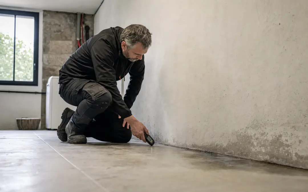 Sol humide : condensation, fuite ou remontée capillaire ?